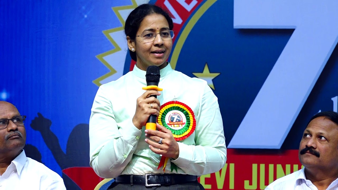 A S P Saritha garu , VAGDEVI JUNIOR COLLEGE ANNIVERSARY FUNTION DAY.