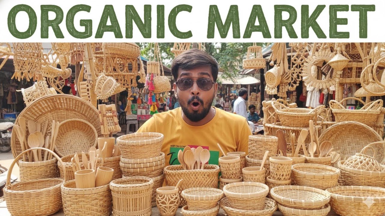 I visited the only Organic Market in Salem | All india tour 