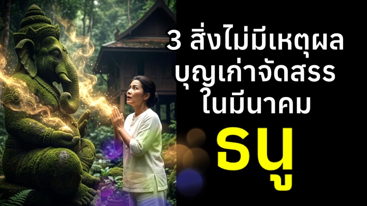 ราศีธนู 3เรื่องไม่มีเหตุผล บุญเก่าจัดสรร