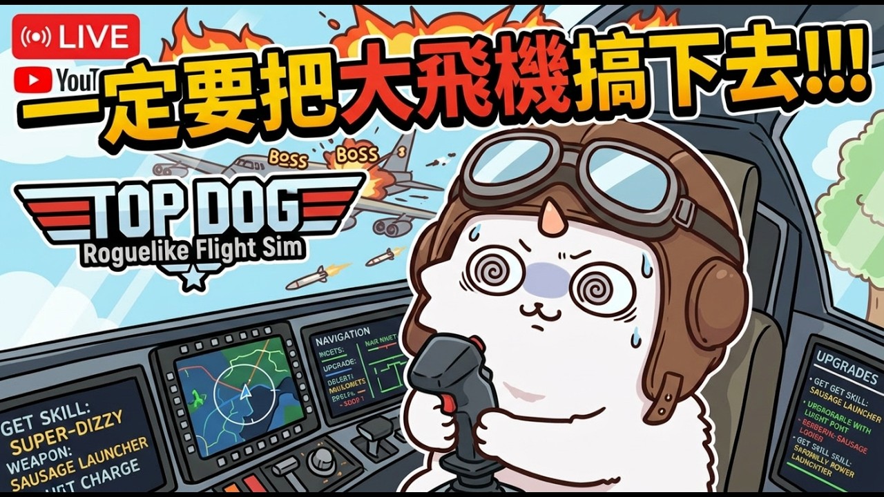 [實況] 把大飛機搞下去│TOP DOG