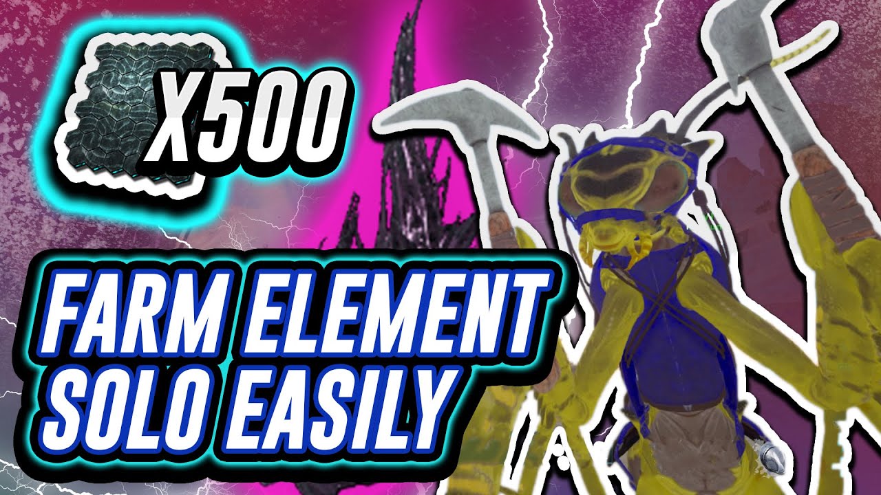 Ark: How To Easily Do Element Veins Solo - Extinction 50K