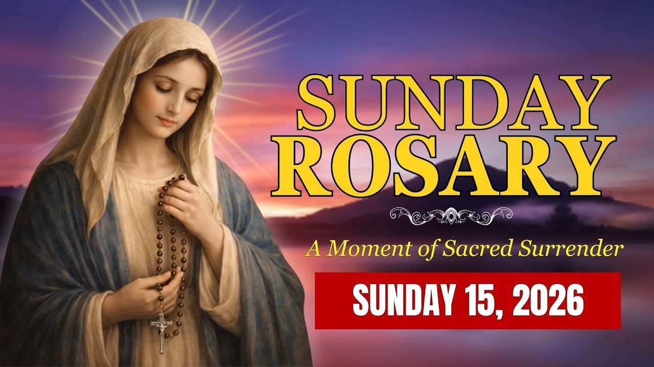 Pray The Holy Rosary Together  | 🙏 SUNDAY, FEBRUARY 15, 2026 🙏 | A Holy Moment of Stillness
