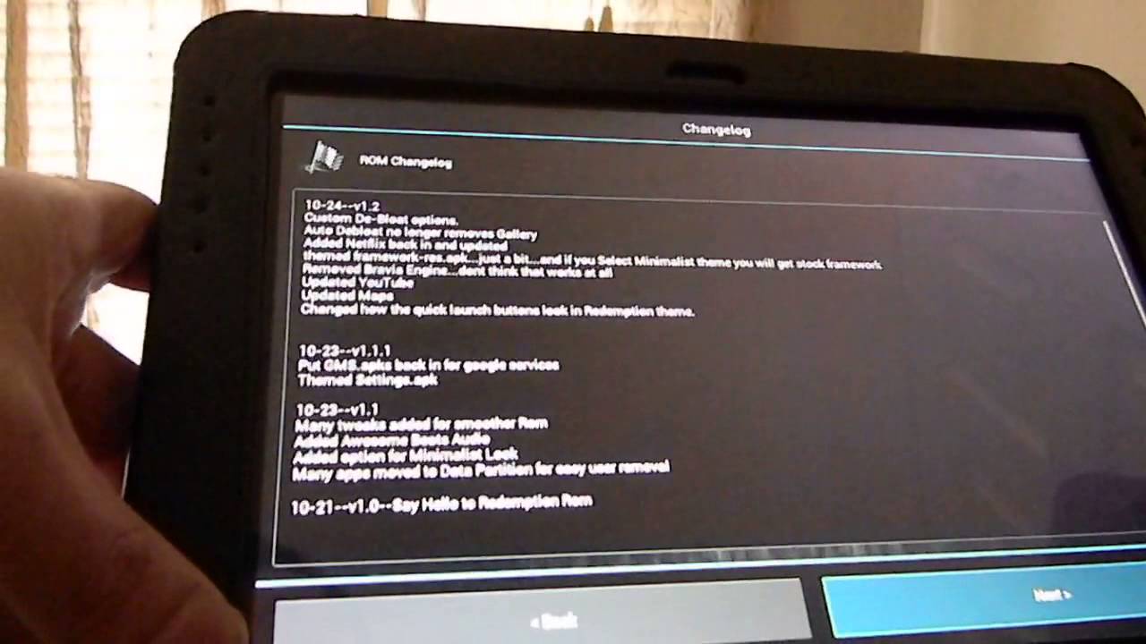 Como instalar Redemption Rom en Samsung Galaxy Note 10.1/N8013