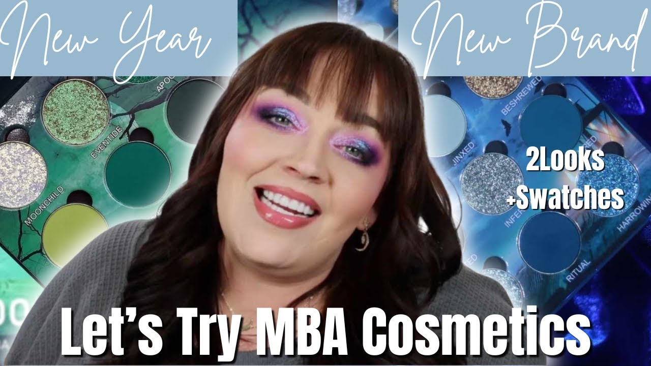 Палитры MBA Cosmetics Moonlight Realm Enchanted Elixir и Cursed Moon: 2 образа + образцы
