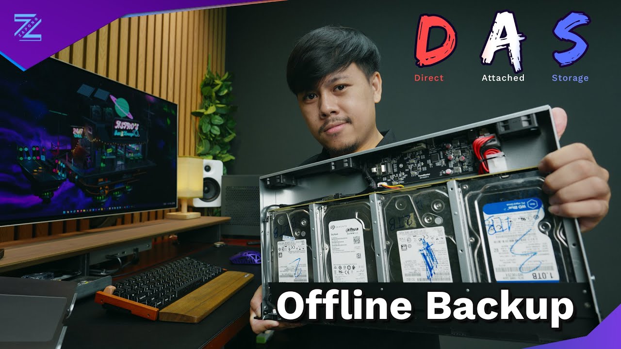 បកស្រាយពី DAS! បើចង់ Backup Offline រាប់សិប TB ដោយមិនស្មុគ្រស្មាញ!