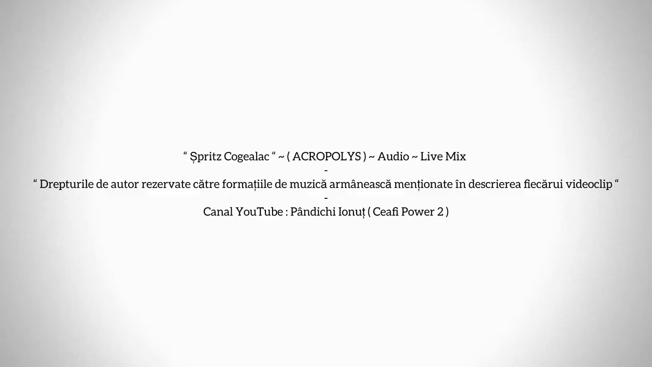 Șpritz Cogealac ( ACROPOLYS ) - 01.05.2012 - Live Mix - 392 