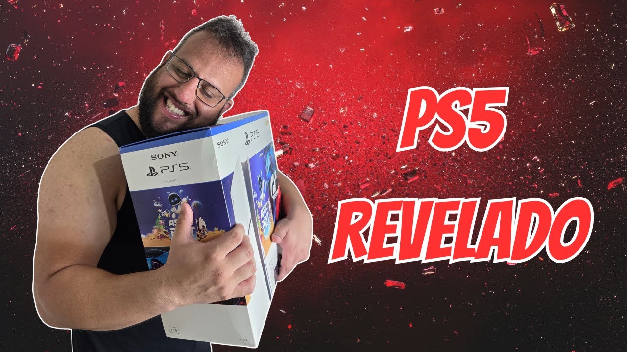 🎮 O PS5 Chegou ao Castelo | Unboxing do Console (Parte 2)