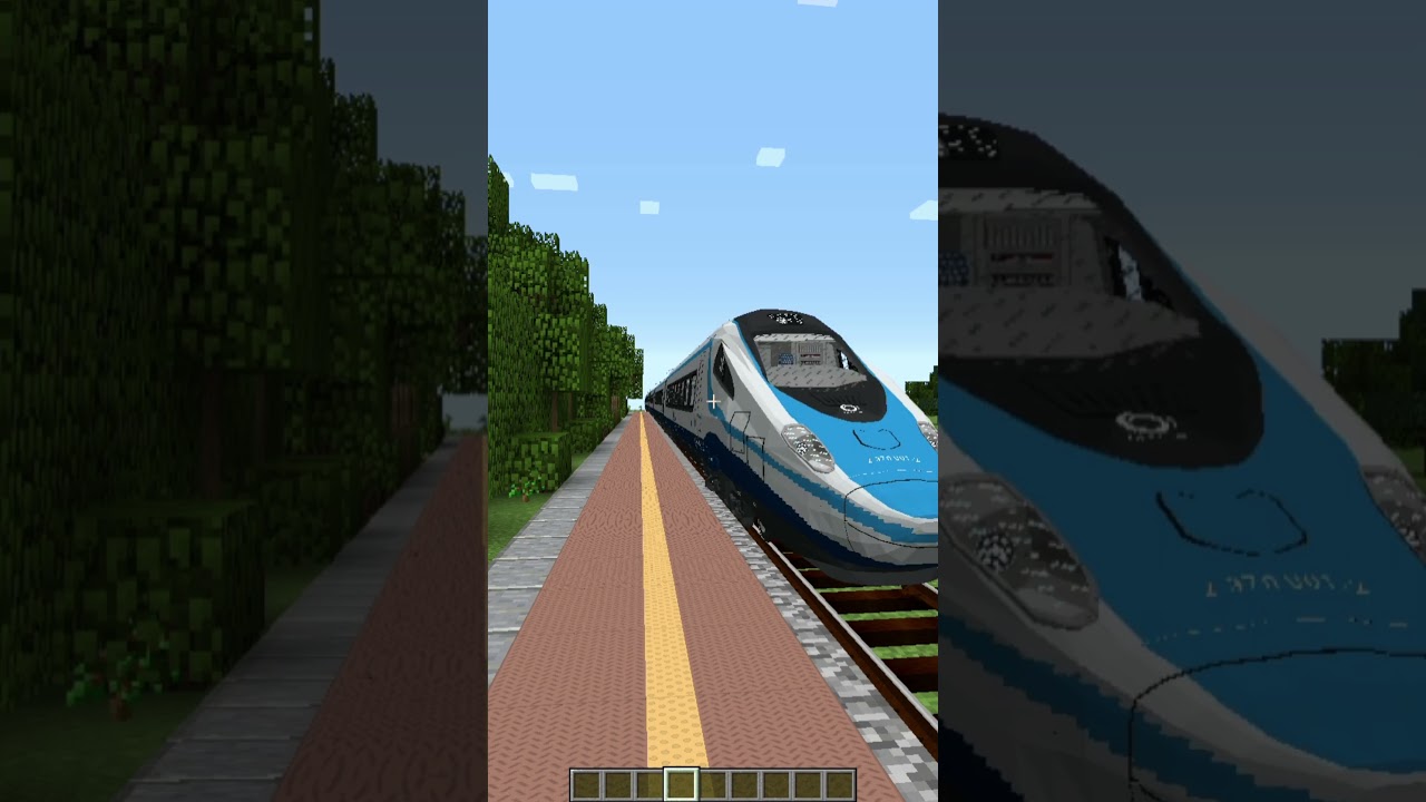 Przelot Pendolino PKP Express InterCity Premium w #minecraft #pociag