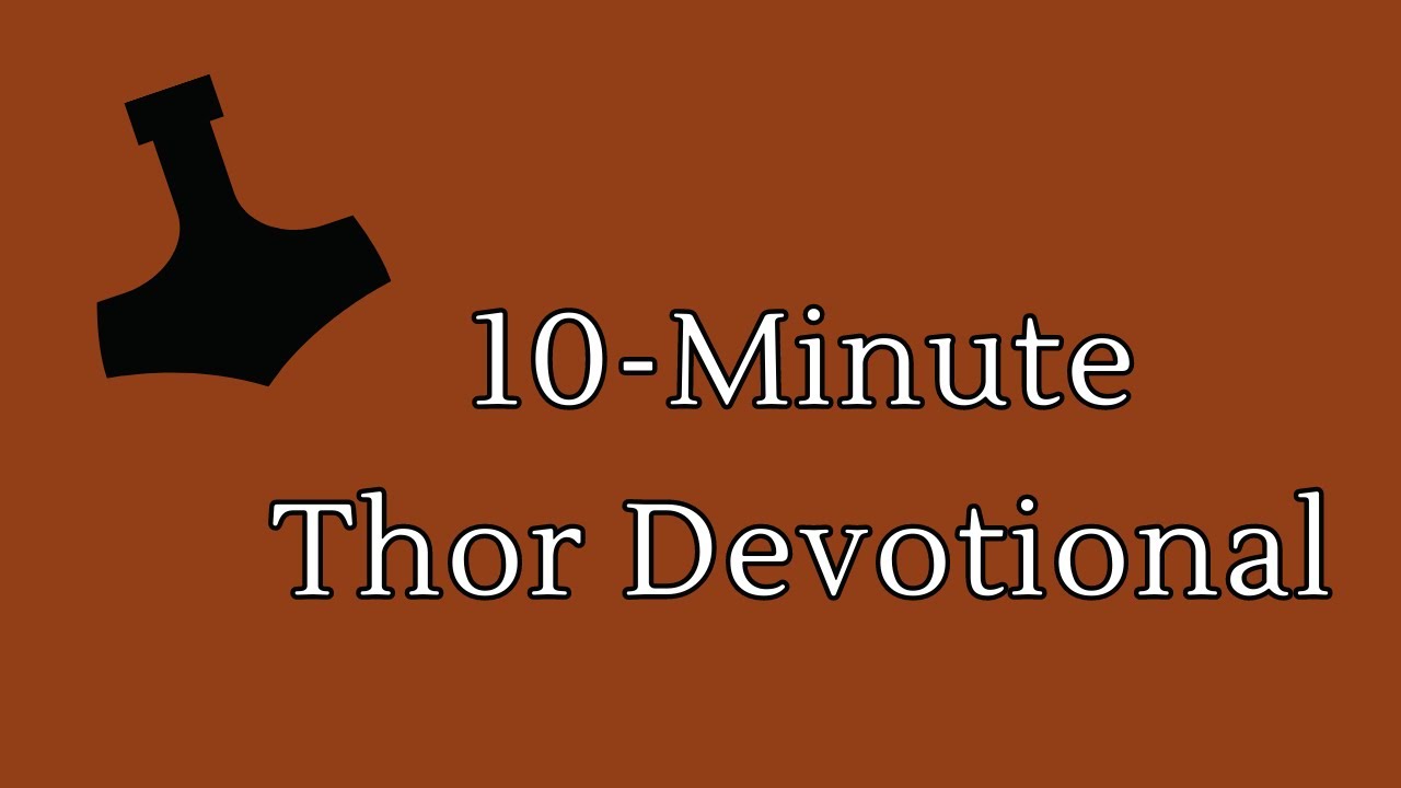 Thor Prayer, Relaxation, and Meditation Video, Gentle Thunderstorm