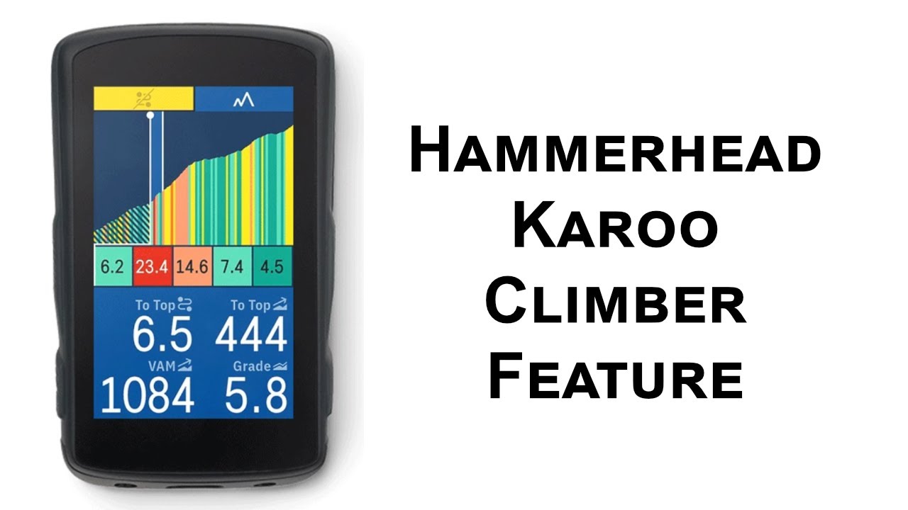 Hammerhead Karoo Climber Feature