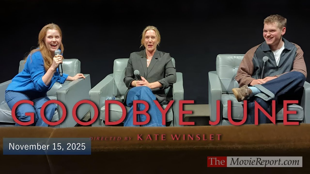 Kate Winslet GOODBYE JUNE movie talk with Joe Anders, Amy Adams - November 15, 2025 4K