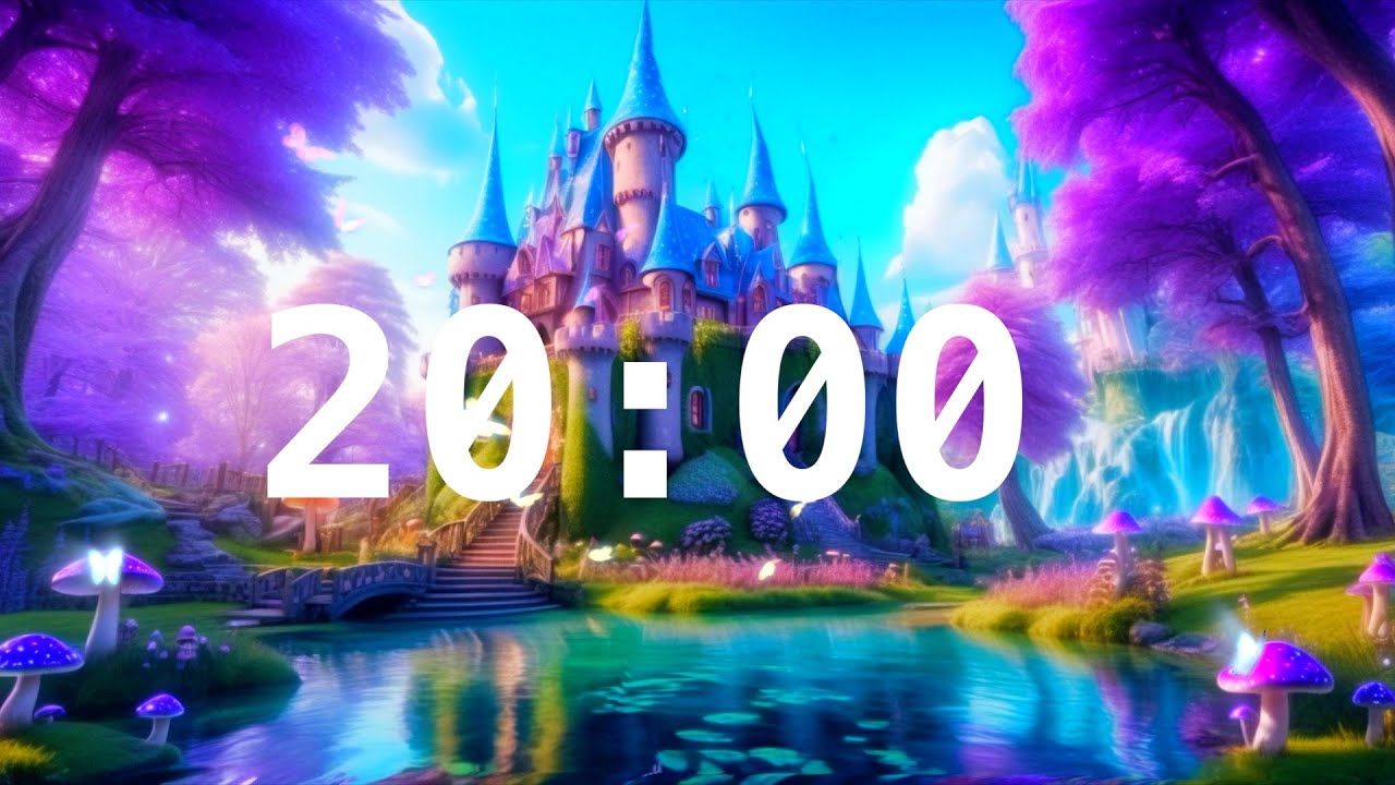 20 Minute Countdown Timer with Alarm | Relaxing Music | Fairytale World