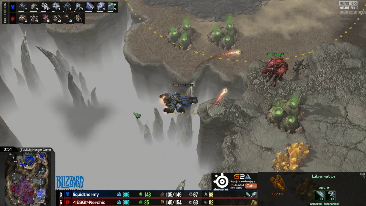 ZvT Nerchio vs uThemal - Mapa 10 - Starcraft 2 HD Polski komentarz