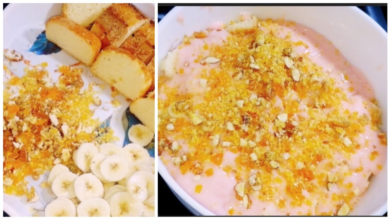 Easy Custard Dessert Recipe | Custard Dessert banane ka Tarika | کسٹرڈ ریسیپی 