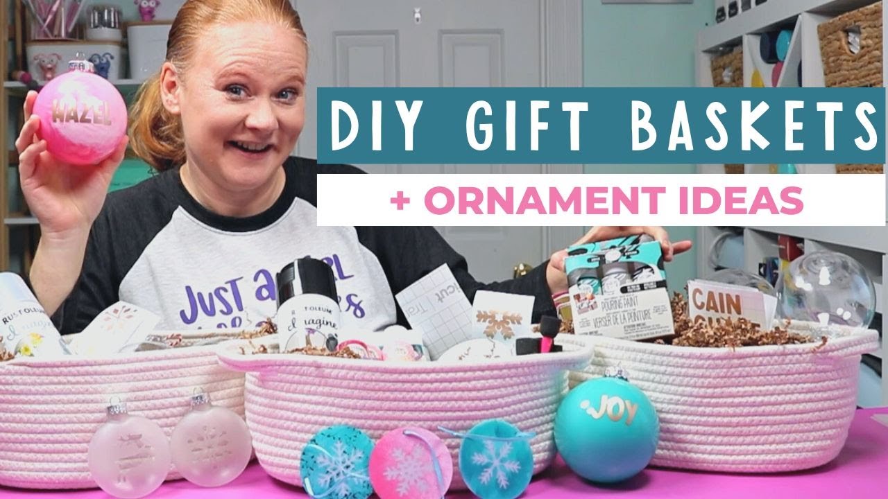 DIY Gift Baskets with Ornament Crafts Using Testors and Rust-Oleum Paints