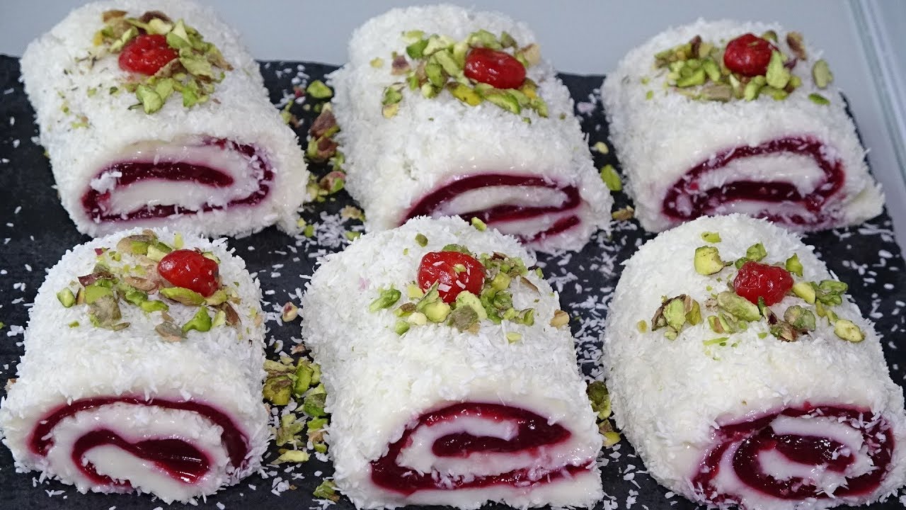 لقمة الباشا من ألذ الحلويات بدون فرن ومكونات بسيطة ومتوفرة بكل بيت🥰😋