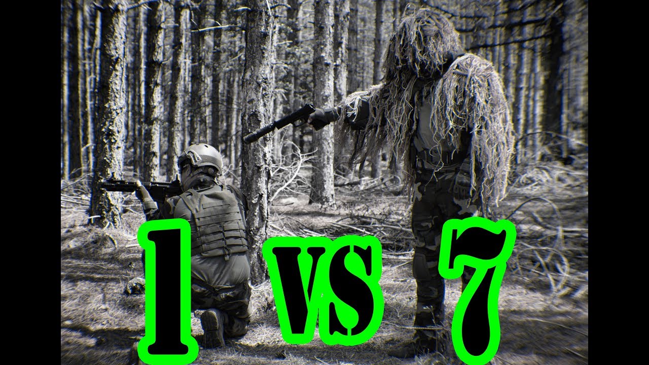 1 vs 7 Turkish Airsoft Sniper Challenge