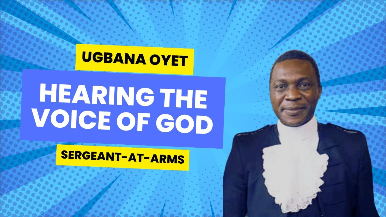 'Hearing The Voice of God' // Ugbana Oyet - The Sergeant-At-Arms of UK Parliament