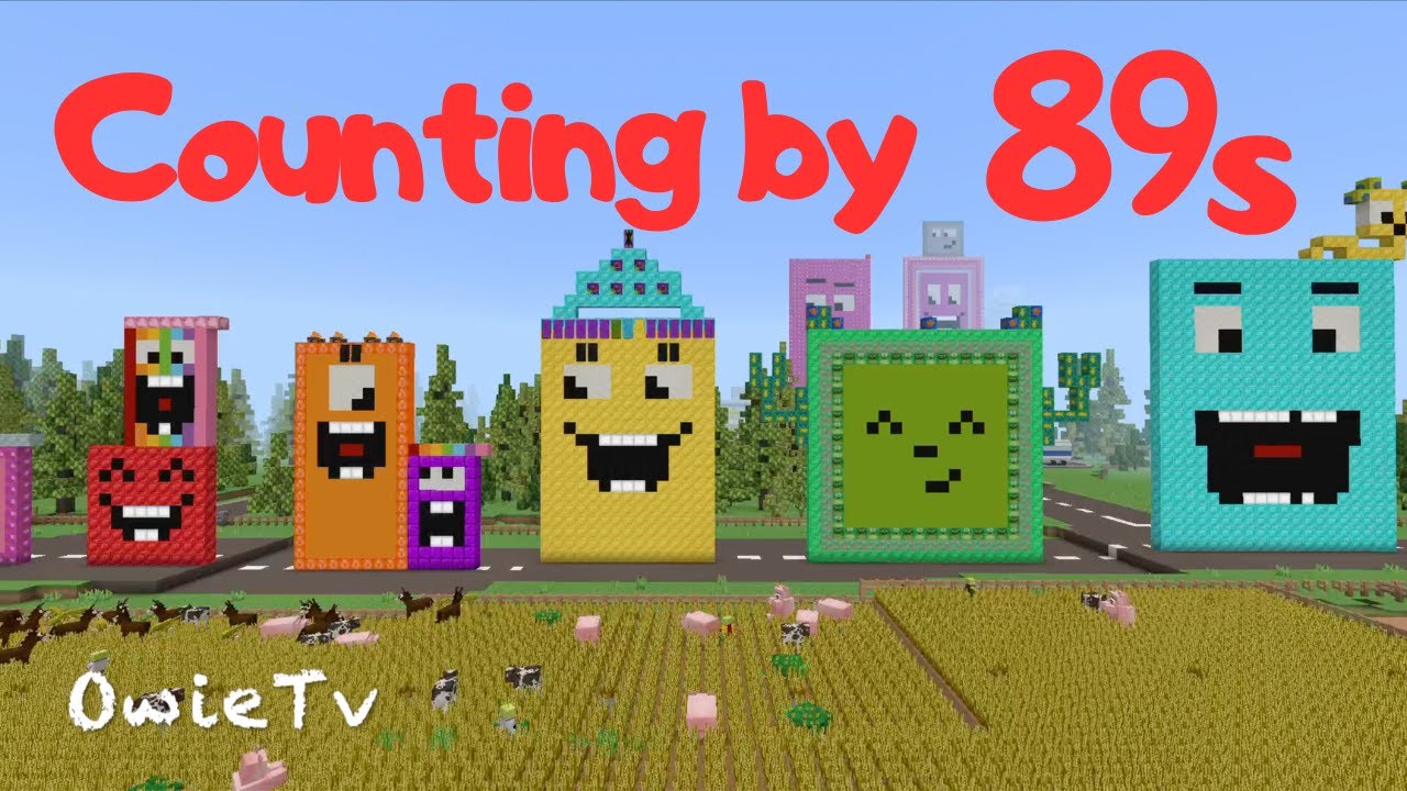Counting by 89s Song | Minecraft Numberblocks | Skip Counting Songs for Kids