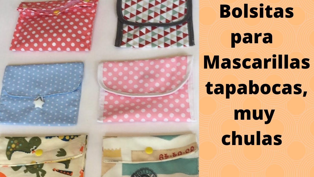 Bolsitas para mascarillas, tapabocas