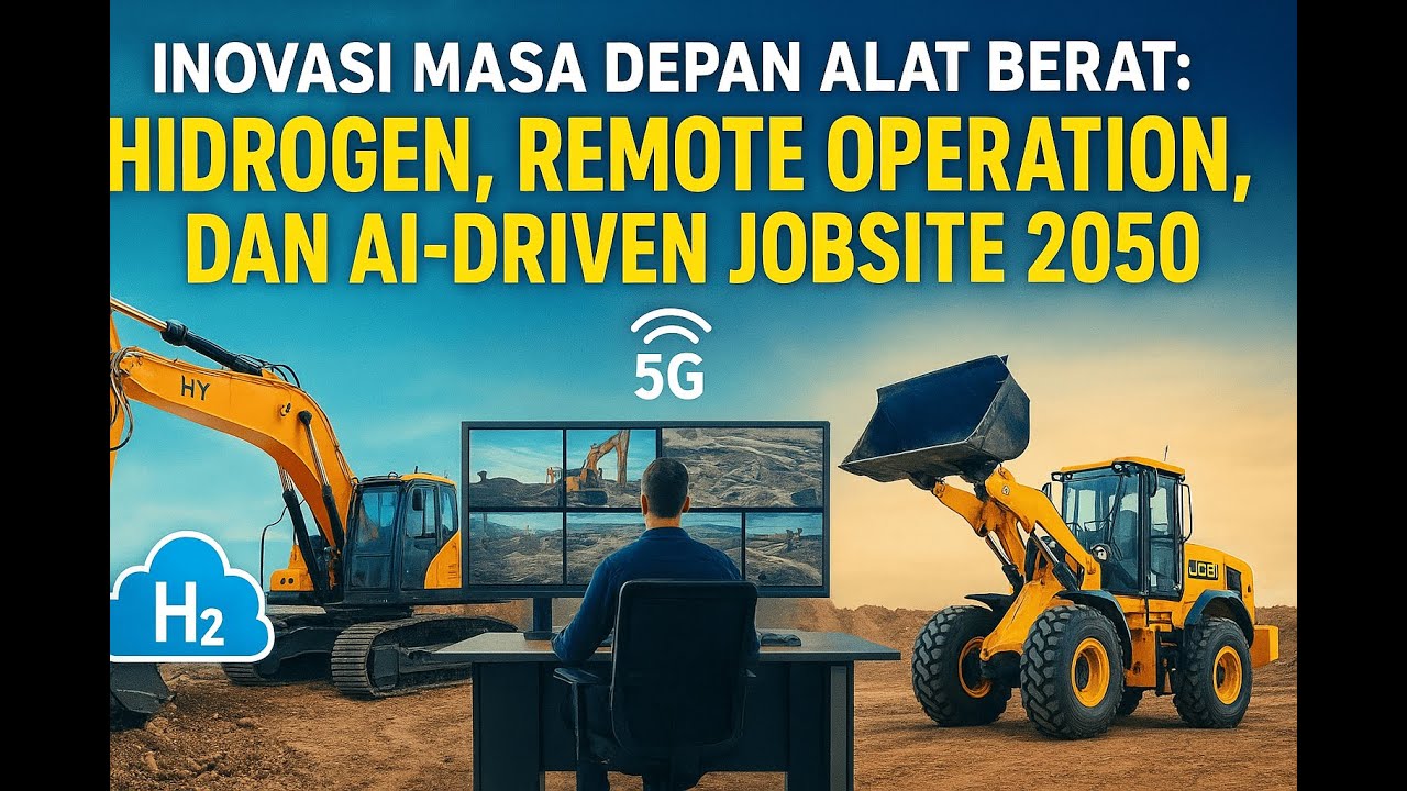 Inovasi Masa Depan Alat Berat Hidrogen, Remote Operation, dan Ai Driven Jobsite 2050 (bab 8.3)