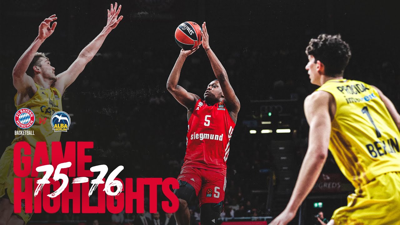 FC Bayern München Highlights | FCBB - Alba Berlin 75:76 | EuroLeague 22/23 | 29. Spieltag