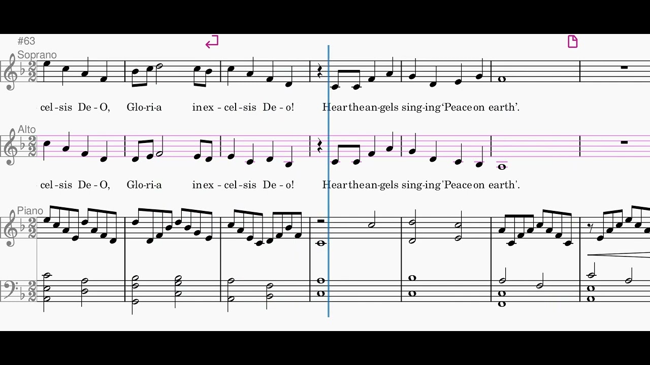 {練習} John Rutter- Angels' Carol (Alto)