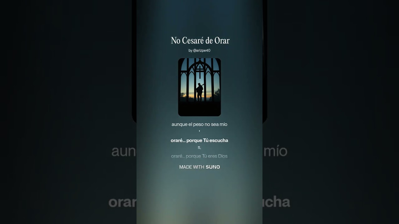  No Cesaré de Orar