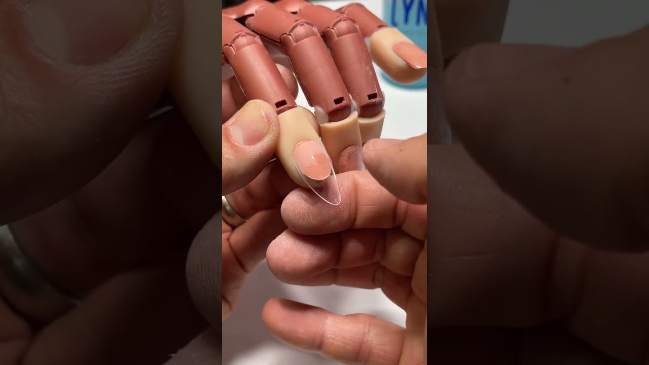 How To Apply Nail Tips using Tip and Jewel Adhesive Gel