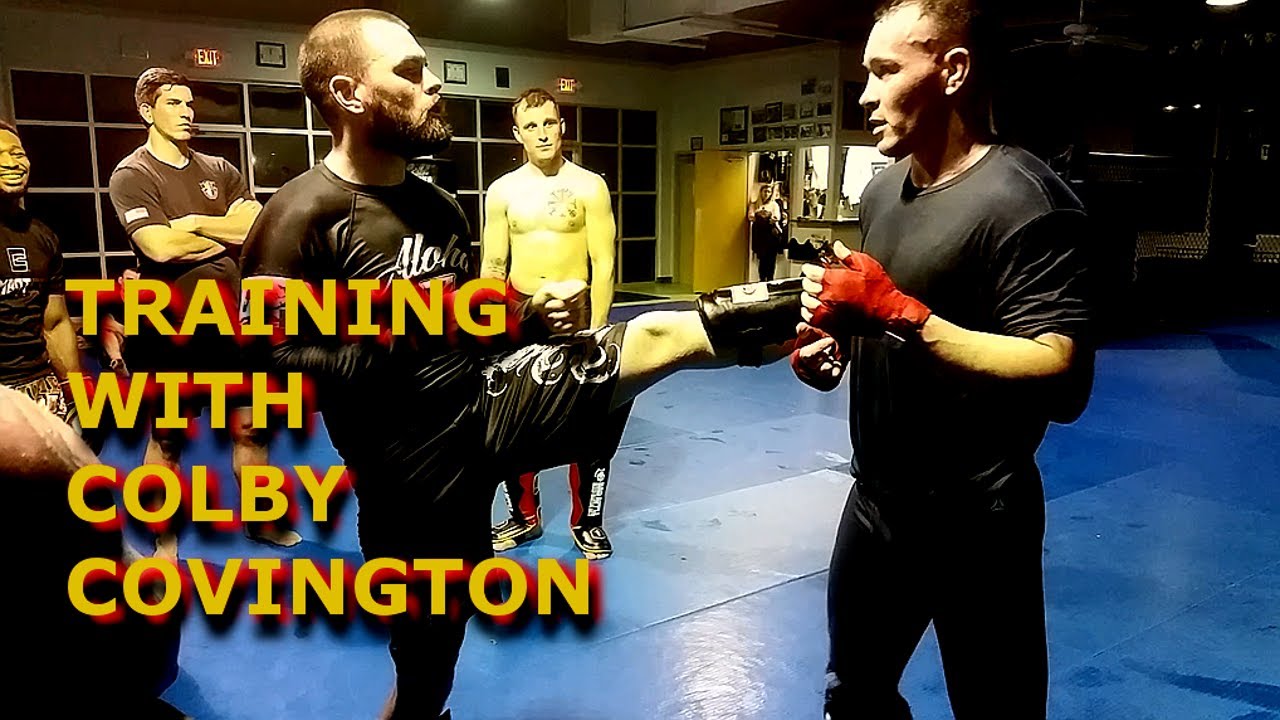 Colby Covington dropping pointers