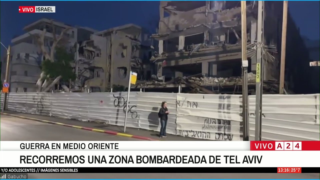 🔴 GUERRA EN MEDIO ORIENTE:  TENSA CALMA EN TEL AVIV