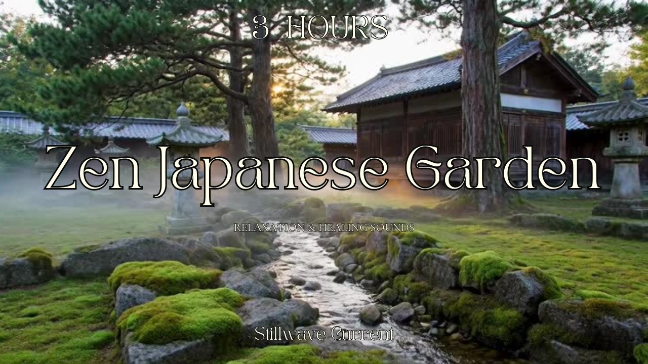 🌸 Zen Japanese Garden: 3 HOURS of Deep Relaxation & Healing Sounds 🎋