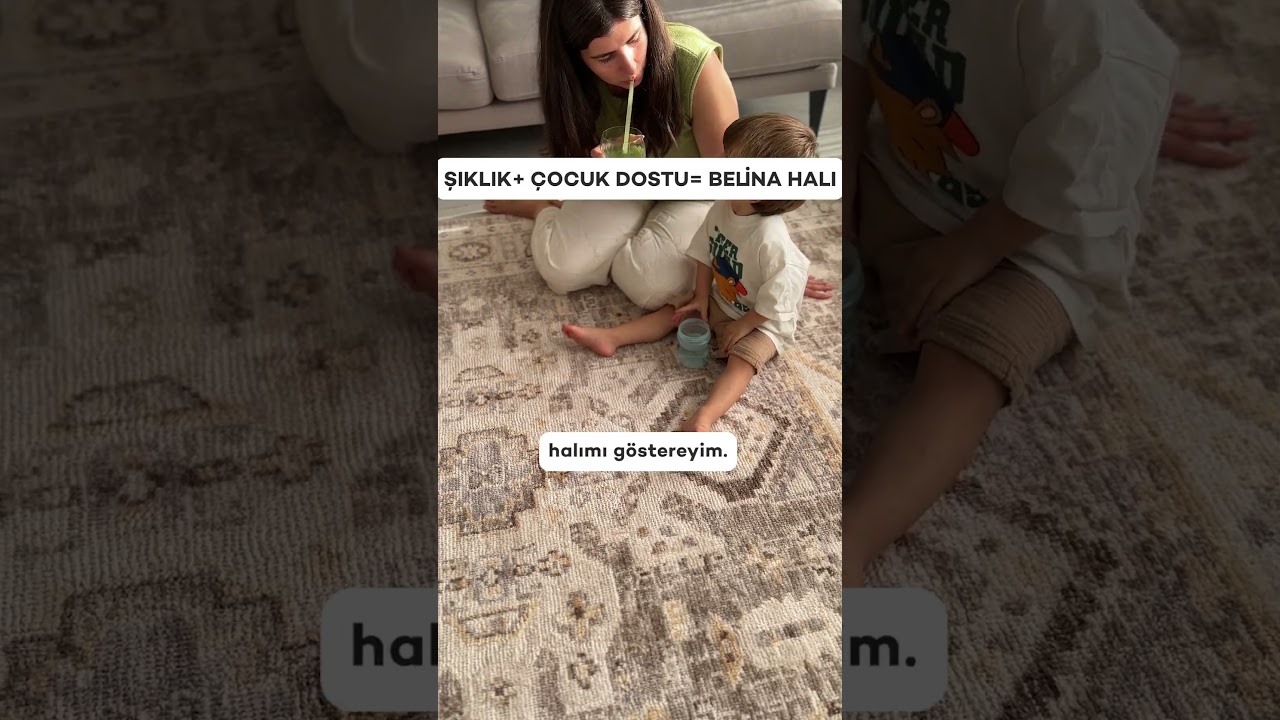 &Ccedil;ocuklu Ailelerin Yeni Dostu Belina Halı!