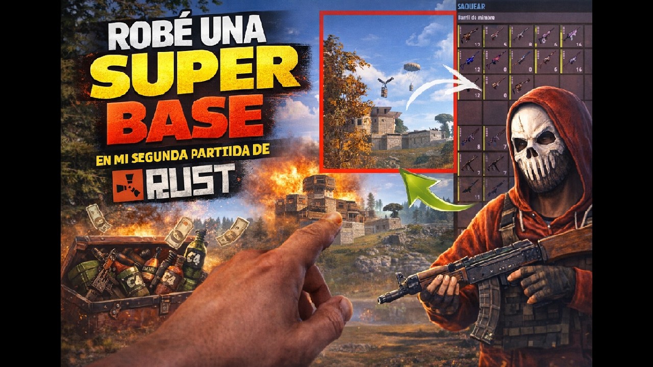 ROBO LA BASE MAS GRANDE DEL SERVIDOR  | MIRA EL FINAL🤣 | RUST | plays giorgio