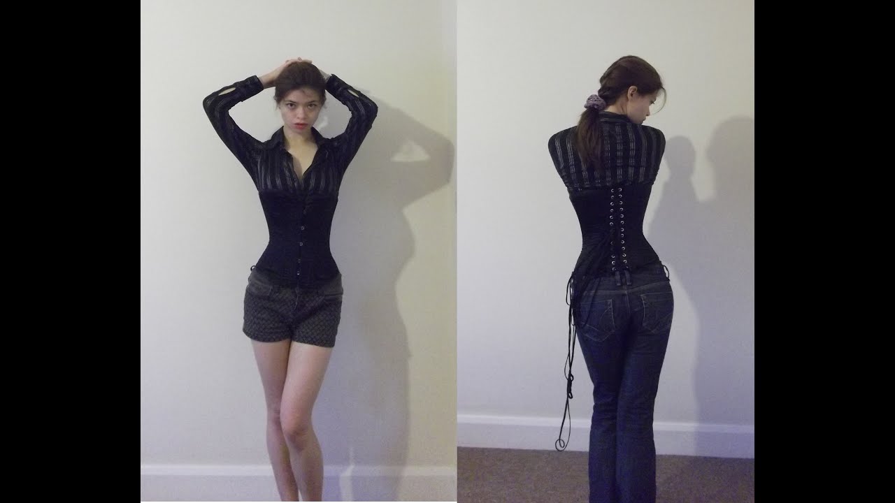 22 inch Corset - Tight Jeans Outfit Idea