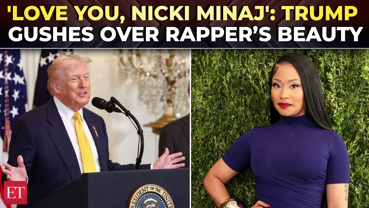 'Her skin is so beautiful, LOVE HER!': Trump showers praise on Nicki Minaj at WH Black History event