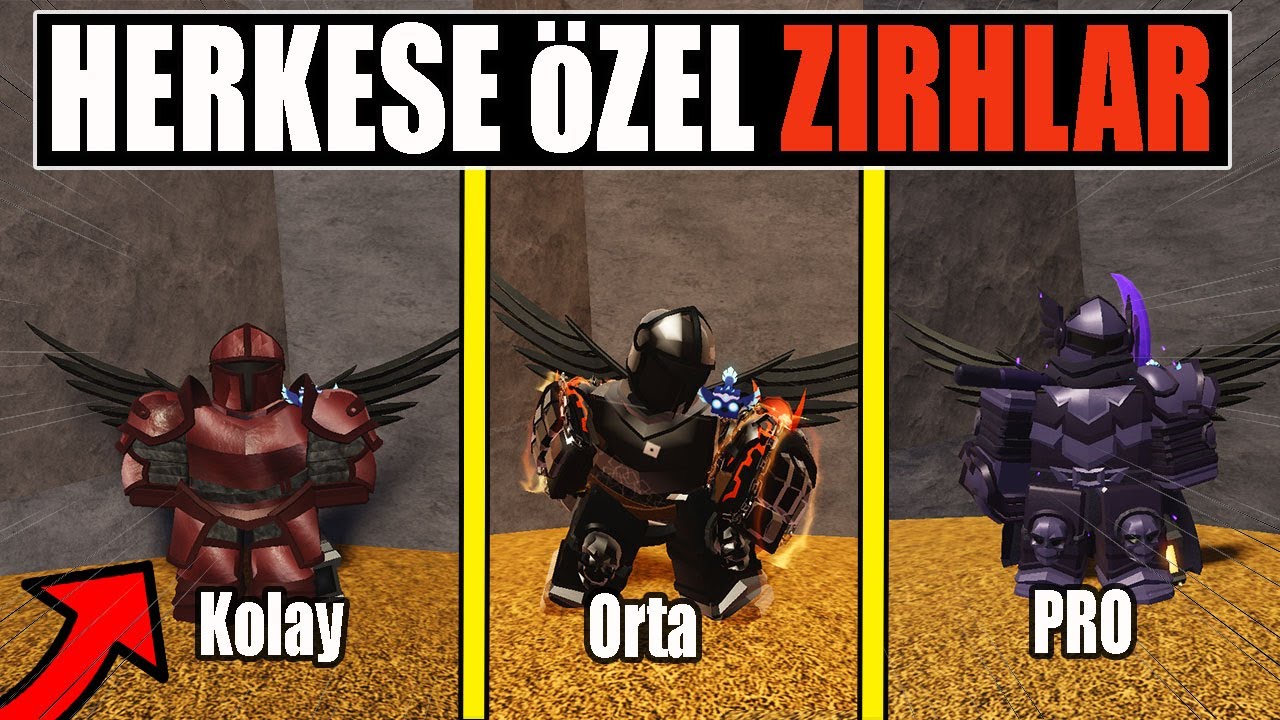 EN İYİ Zırh Tarifleri! Kolay – Orta – İleri Seviye | Roblox The Forge