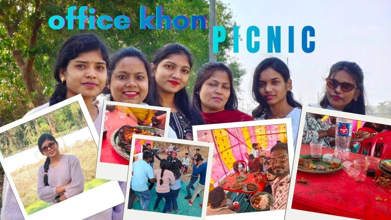 Picnic Chalaw Huy Lena //Office Pahata Khon Picnic//Santhali Girl Vlog 