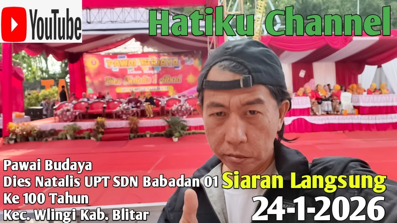 Siaran Langsung Pawai Budaya Dies Natalis UPT SDN Babadan 01 Kec.Wlingi Blitar #live #song #dj #love