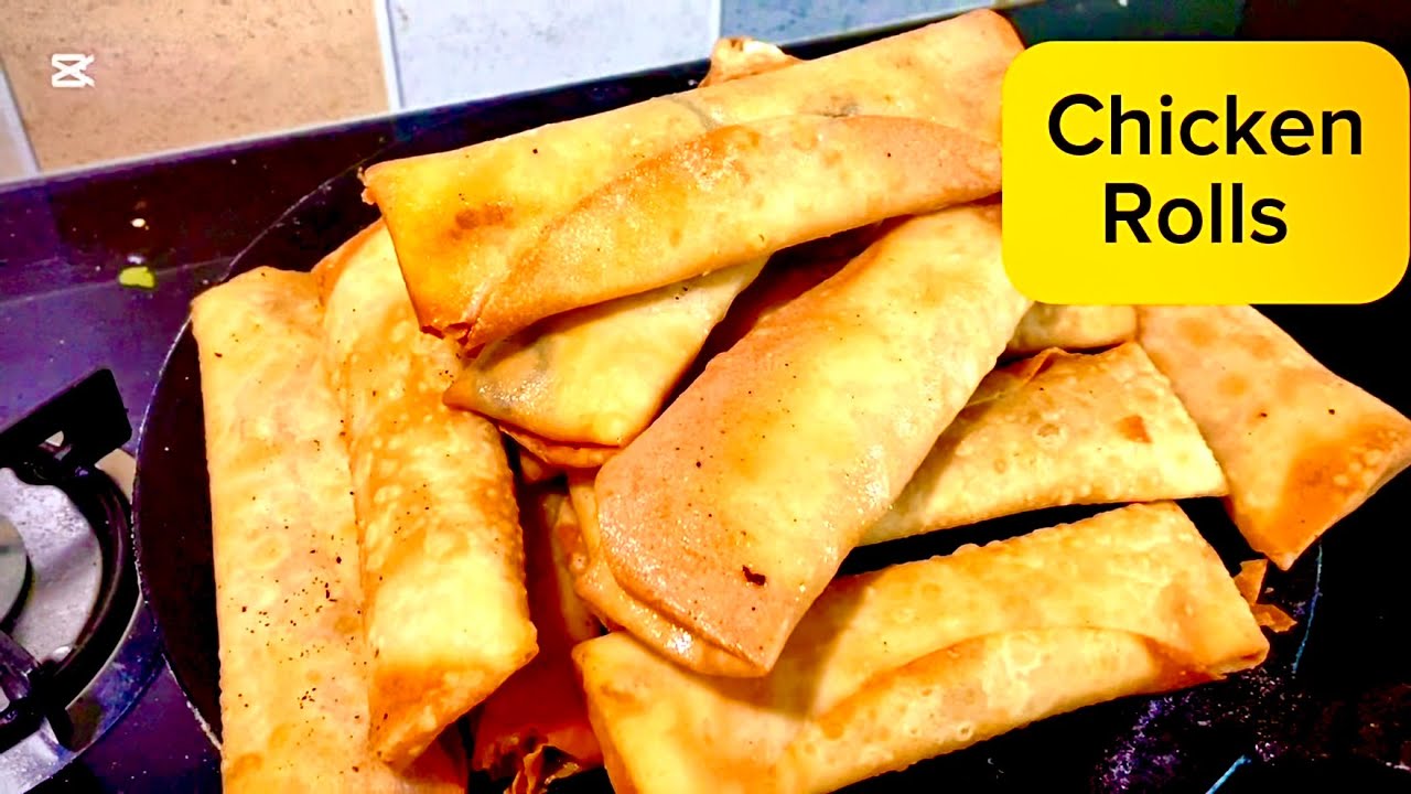 Chicken Rolls - Crispy Crunchy & Ultimate Taste- Bakery Style At Home-Step By Step By Safeda Kitchen