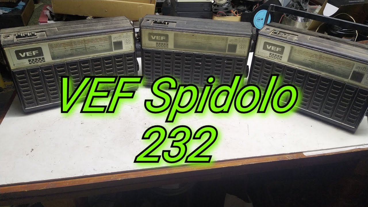 РАДИОПРИЁМНИК VEF spidolo 232 ОБЗОР ДЕТАЛЕЙ.