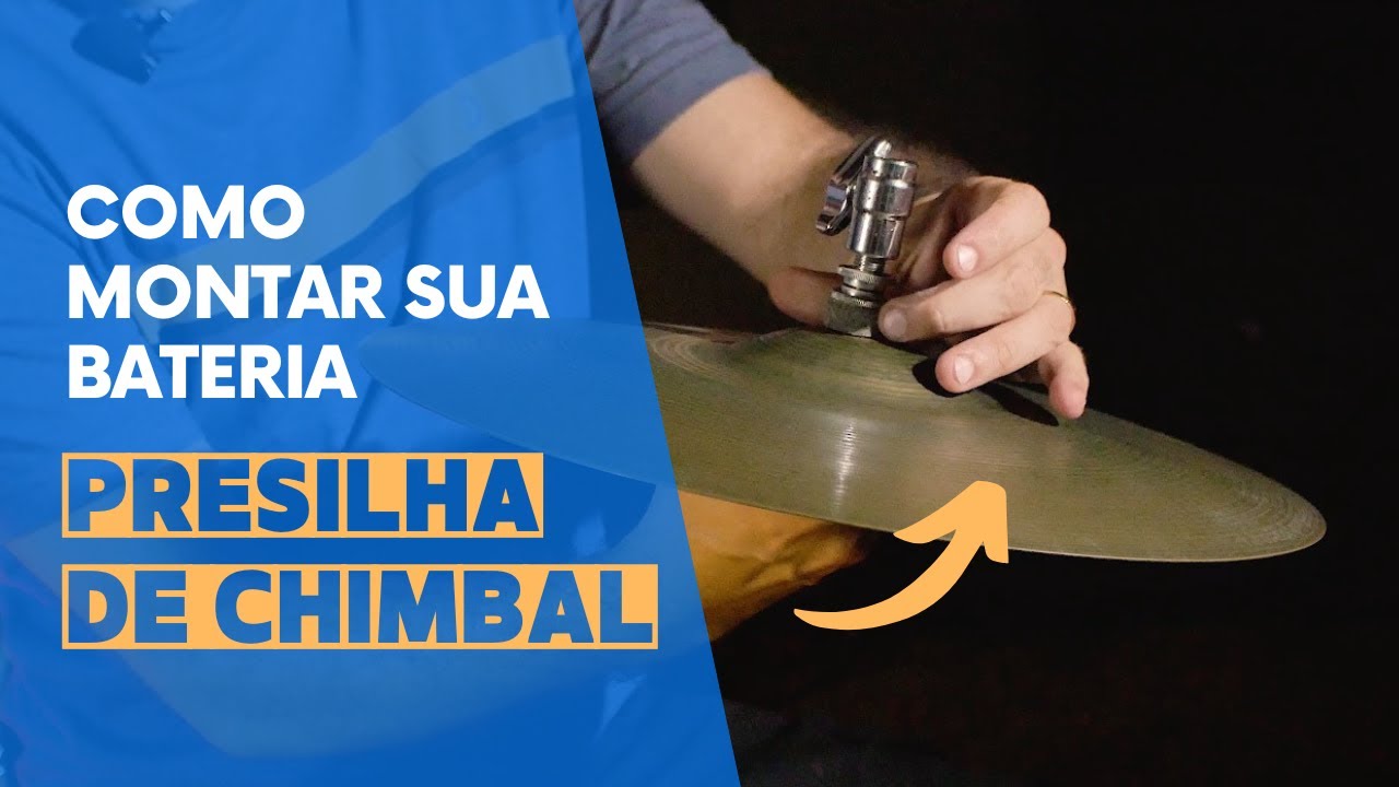 Como Montar sua Bateria | Presilha de Chimbal (Hi-Hat) | Aula de Bateria