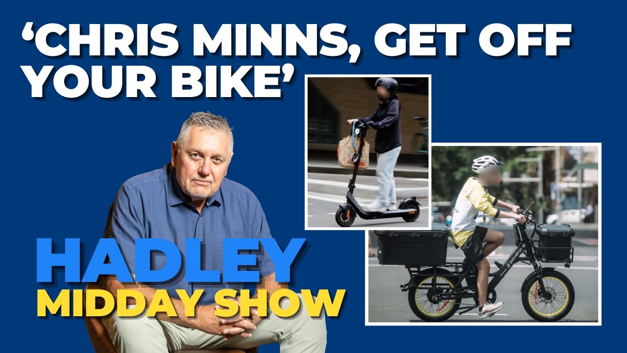 Ray Hadley: ‘Until you’re 16 you should not be on an e-bike or e-scooter’