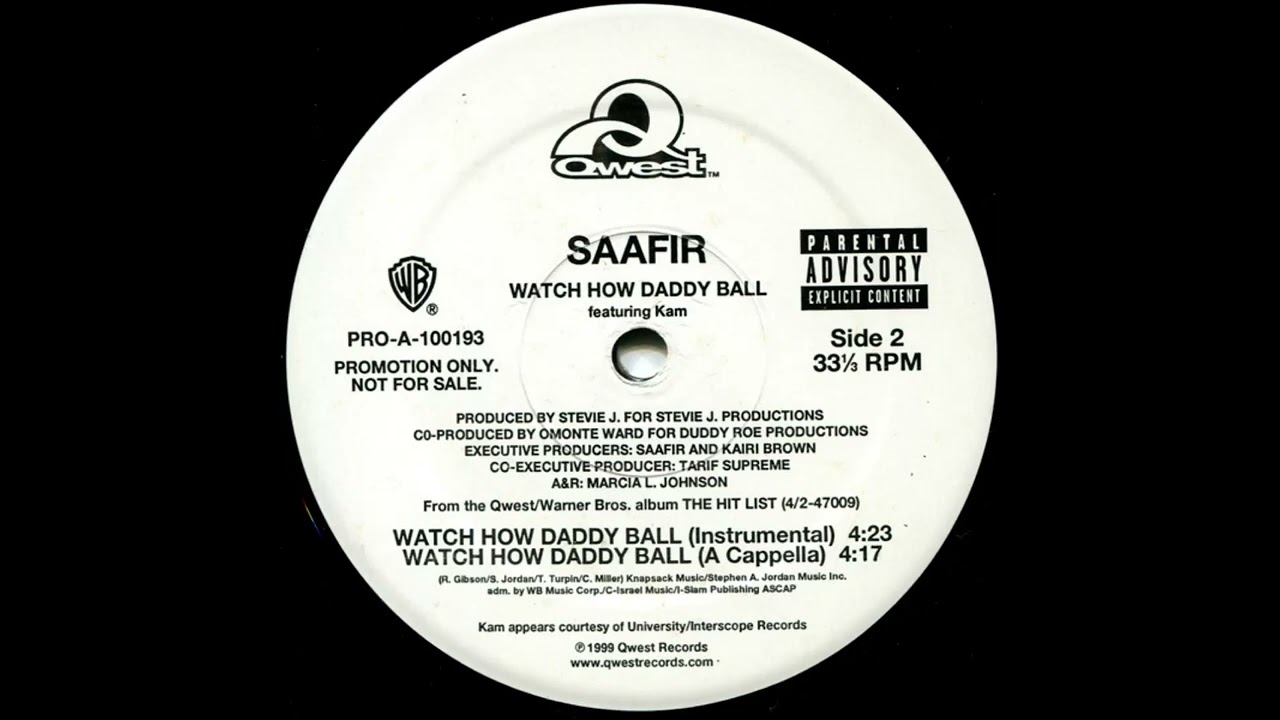Saafir - Watch How Daddy Ball (Acapella)