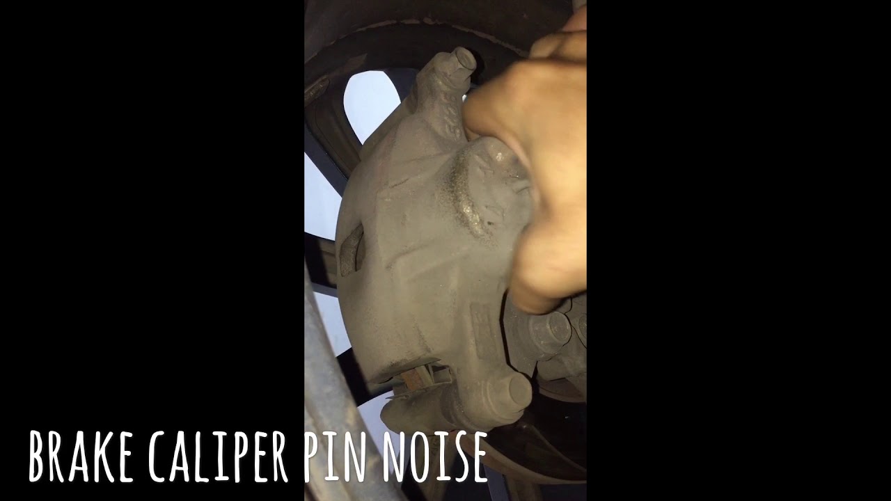 Brake caliper pin noise