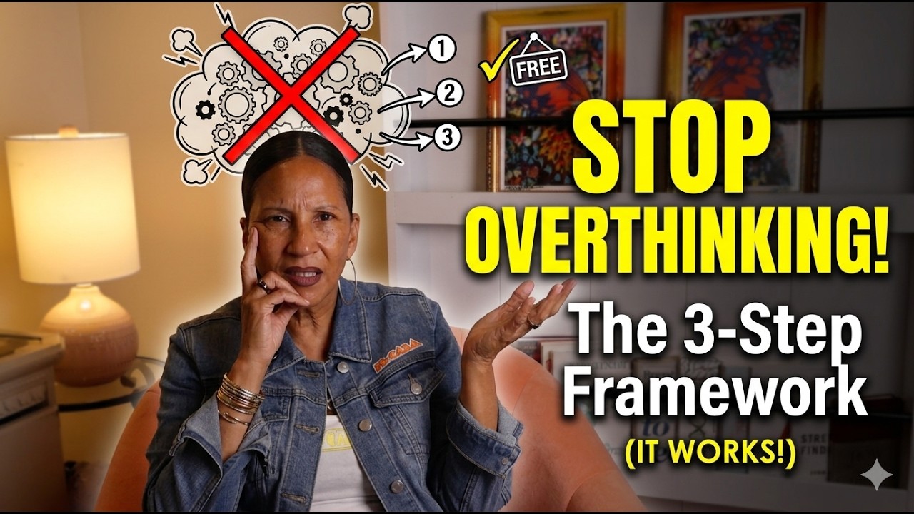 3 Step Framework To Stop Overthinking at Work