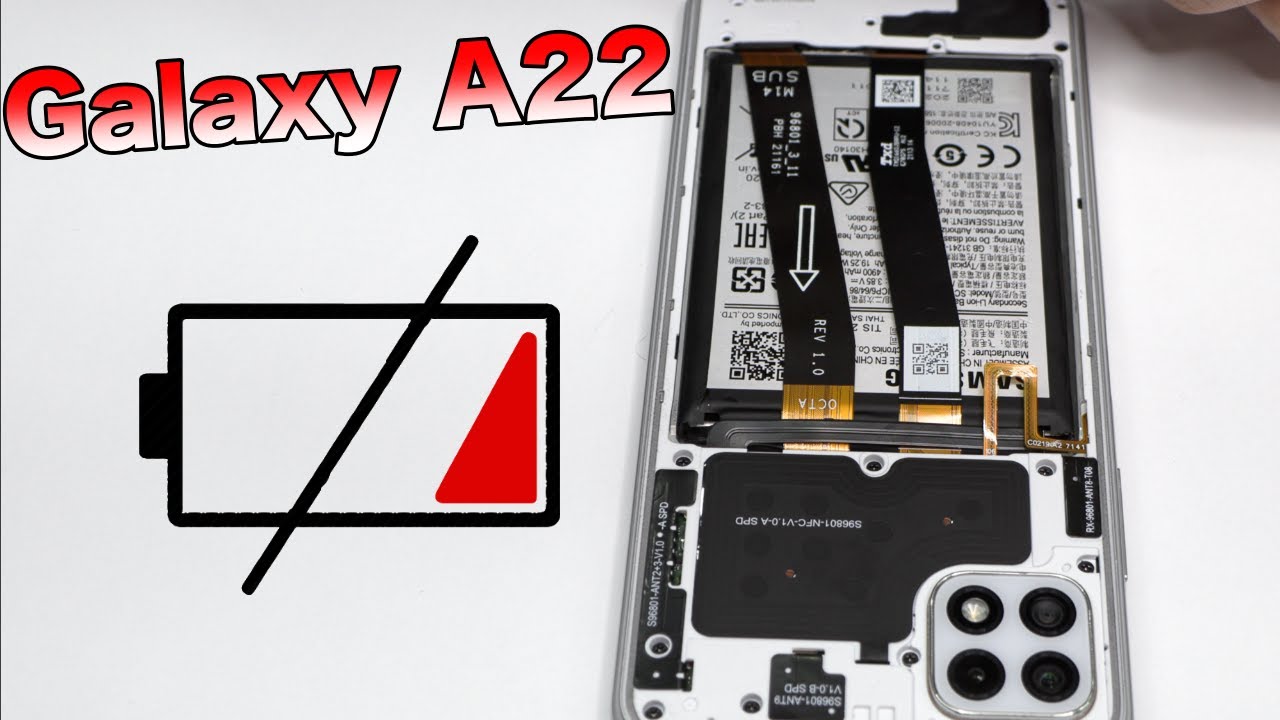 Samsung A22 ⚡Como Cambiar la Bateria