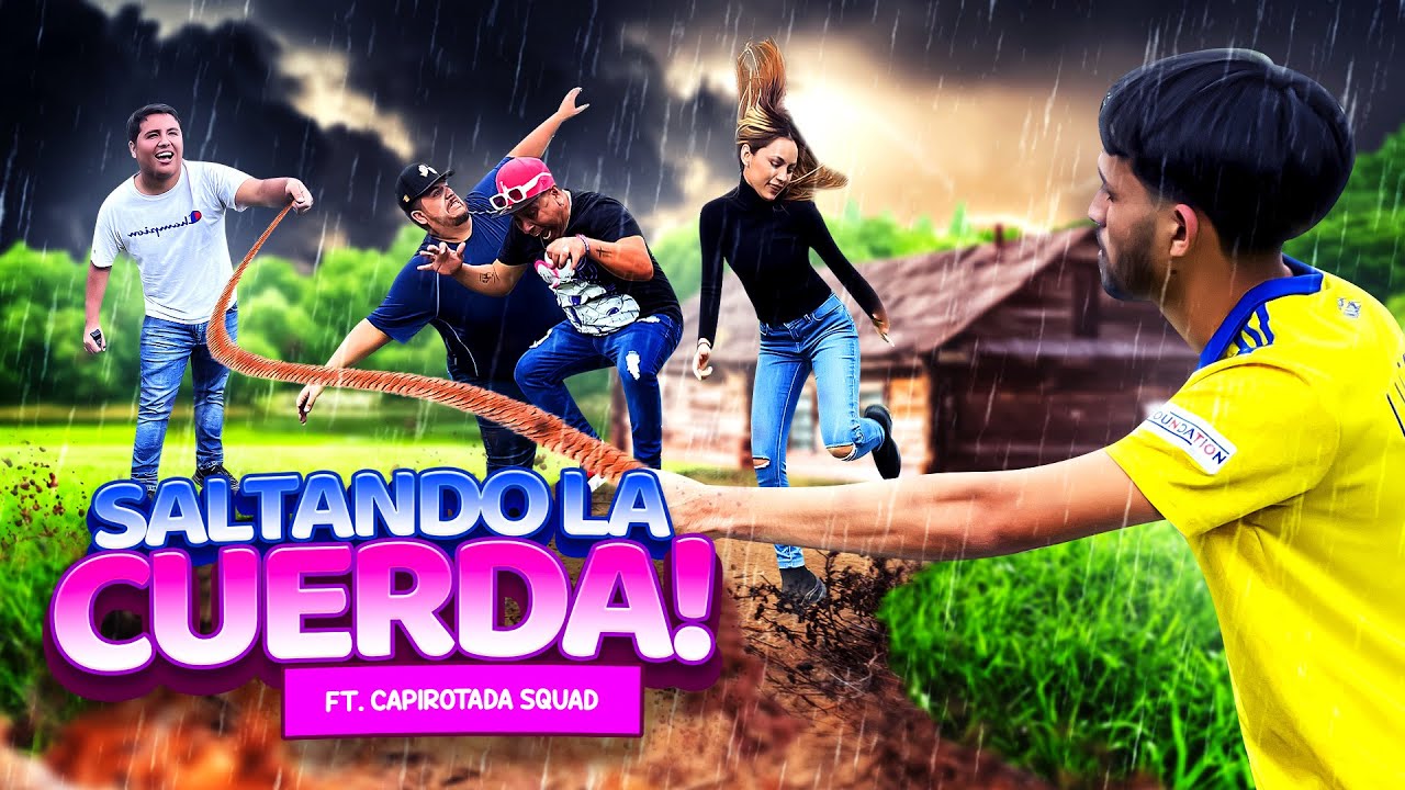 EL JUEGO DE LA CUERDA (RETO CON EL CAPIROTADA SQUAD) 😱🤾🏻‍♂️🌲 // campamento