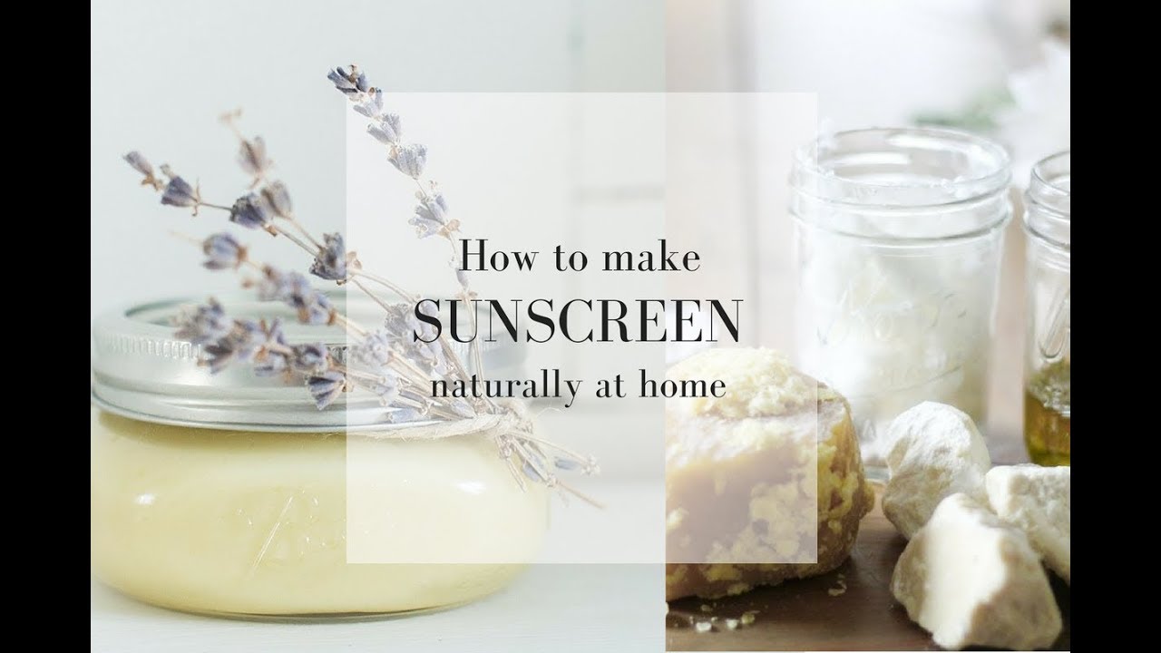 HOW TO MAKE SUNSCREEN | Essential Oils for Summer