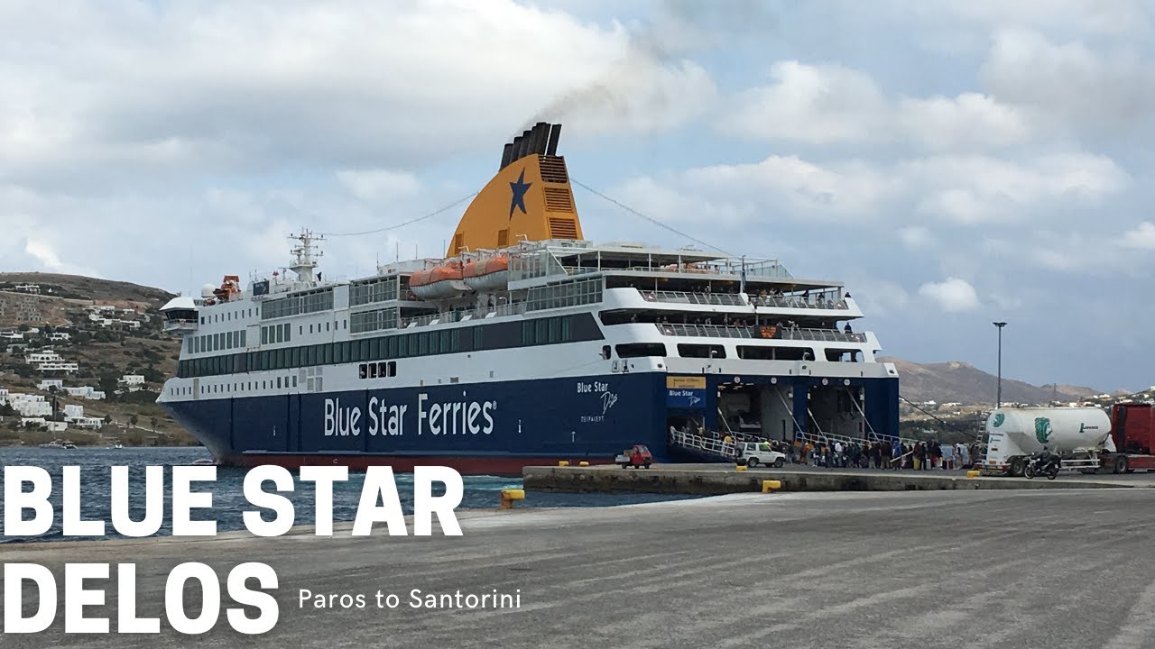 Blue Star Delos| Paros to Santorini (Stops at Naxos and Ios)